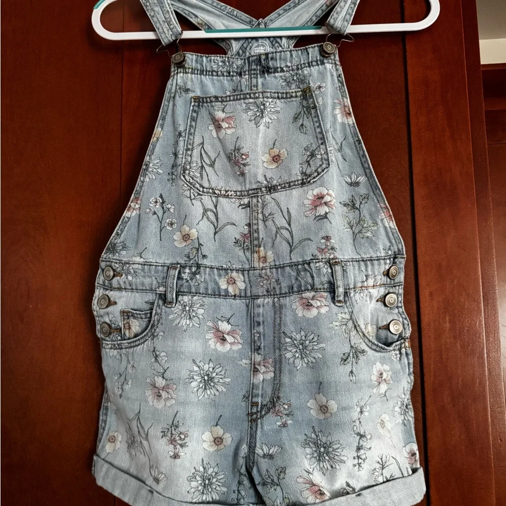 Wonder Nation Light Blue Denim Overalls - Picture 4 of 4